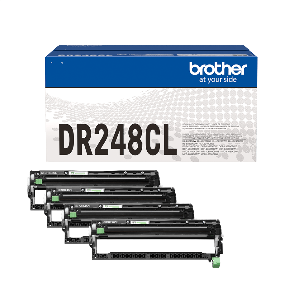 Genuine Brother DR-248CL Printer Drum Unit Pack 3